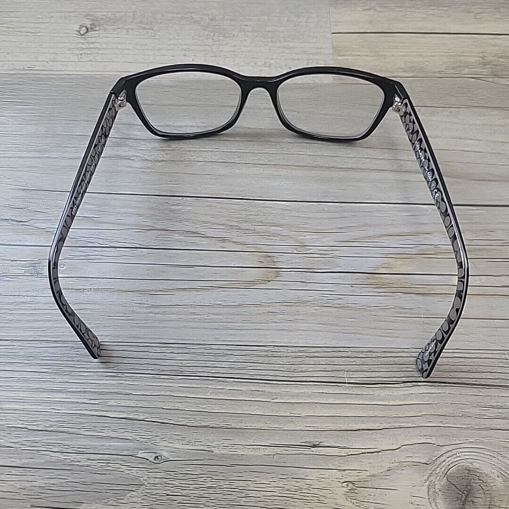 Coach HC6065 5261 Black‎ Military Sig C Womens Eyeglasses 51-17 135 FRAMES ONLY - Picture 7 of 10